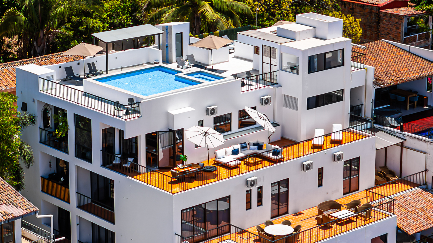 Terrace and bay view included in the 3D virtual tour